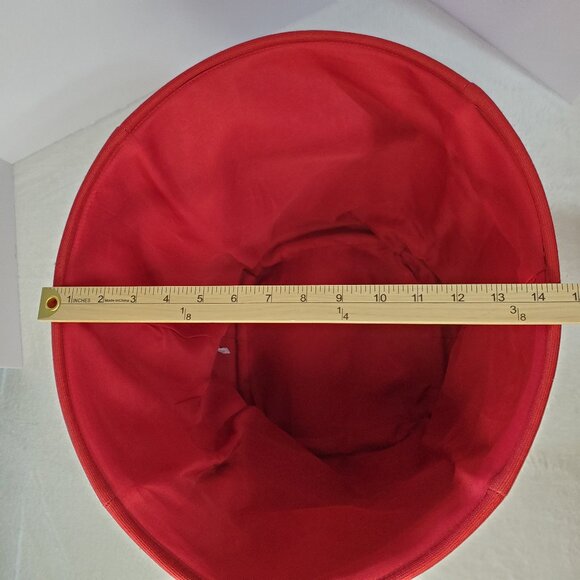 Toy Storage Burgandy Red Basket with Reinforced Handles to keep Toys In - Picture 9 of 9